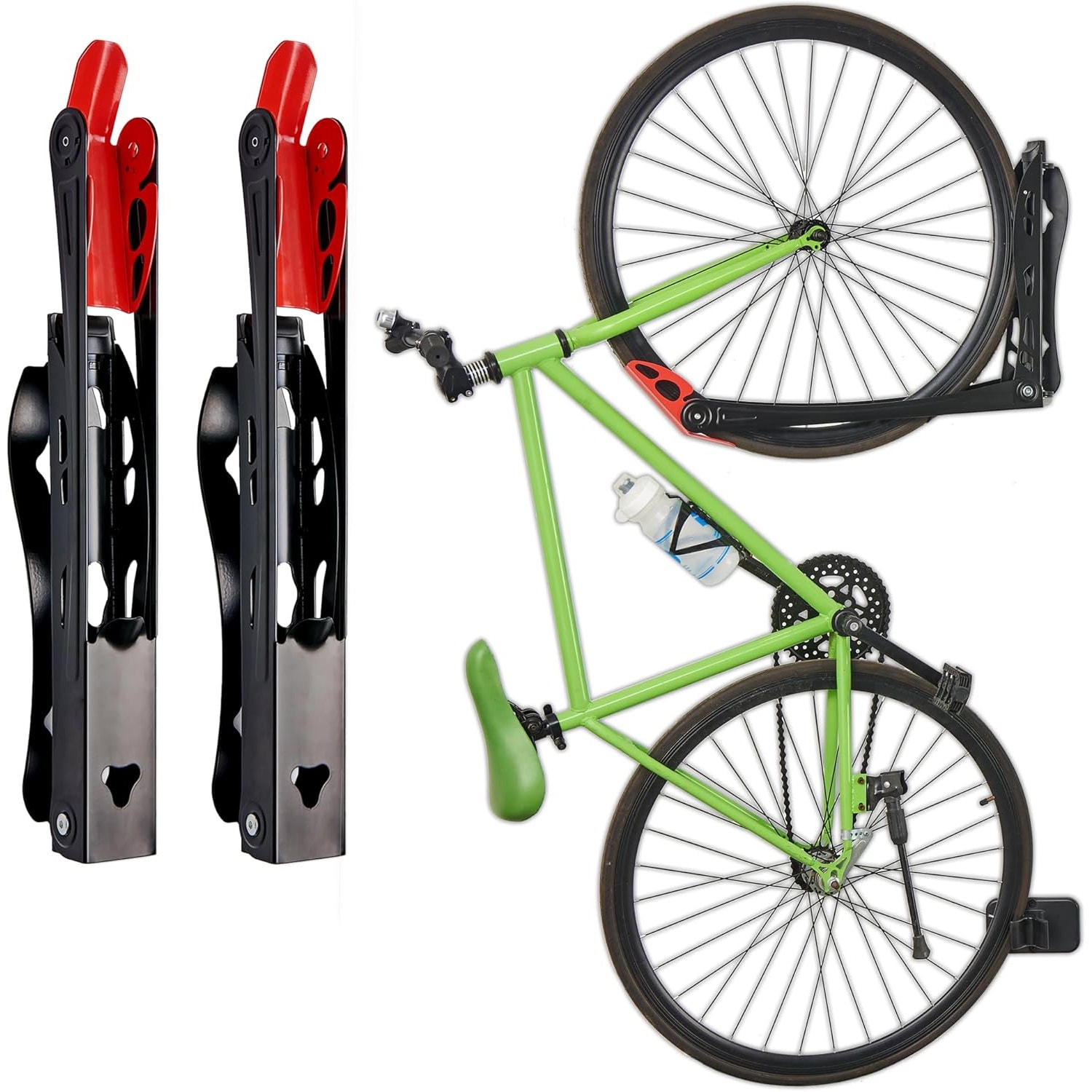 Wallmaster Bikepal Swivel Bike Rack Wall Mounted Bike Storage Systegarage 2 Pack